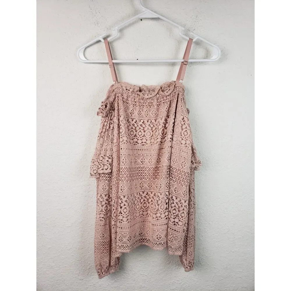 Parker Jordanna Off The Shoulder Lace Blouse